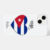 Coques Case-Mate iPhone Custom Name Cuba Love (Verso (horizontal))