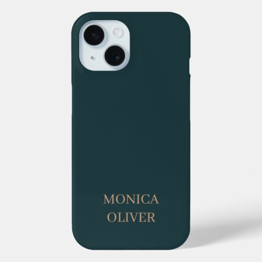 Coques Case-Mate iPhone Custom name modern professional minimalist (Verso)