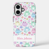 Coques Case-Mate iPhone Custom Pastel Cat Pattern Phone Case  (Verso)