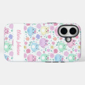 Coques Case-Mate iPhone Custom Pastel Cat Pattern Phone Case  (Verso (horizontal))