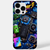 Coques Case-Mate iPhone Custom Phone Case Animated Technology (Verso)
