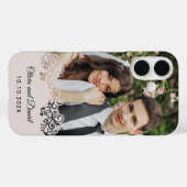 Coques Case-Mate iPhone Custom Photo and Personalized Wedding Gift (Verso (horizontal))