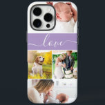 Coques iPhone 16 Pro Max Custom Photos Memories Love Script purple<br><div class="desc">Introducing our Custom Family Photo Mom Memories Love Script purple Case-Mate iPhone Case, the perfect accessory to showcase cherished memories and express love for mom. If she's been searching for a phone case that truly reflects her individuality, look no further. This personalized iPhone case allows her to feature custom family...</div>