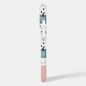 Coques Case-Mate iPhone Custom Pumpkin and Flowers Fall Pattern (Verso / Gauche)