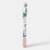 Coques Case-Mate iPhone Custom Pumpkin and Flowers Fall Pattern (Verso / Droite)