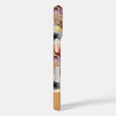 Coques Case-Mate iPhone Custom Pumpkin and Flowers plaid pattern (Verso / Droite)