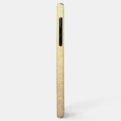 Coques Case-Mate iPhone Custom Simple Clean Gold Business Votre logo ici (Dos/Gauche)