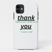 Coques Case-Mate iPhone Custom Text & Upload Your Photo Personalized (Dos)