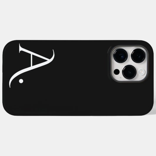 Coques Case-Mate iPhone Custom with Initial Name (Verso (horizontal))