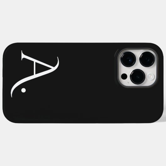 Coques Case-Mate iPhone Custom with Initial Name (Verso (horizontal))