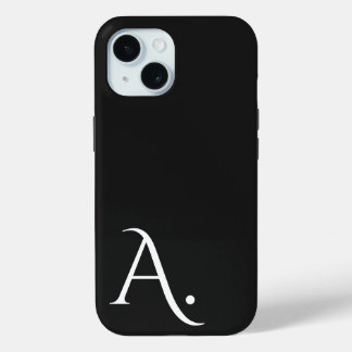 Coque Pour iPhone 15 Custom with Initial Name
