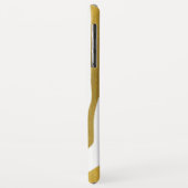 Coques Case-Mate iPhone Customisé Faux Gold Zebra Print Stripes Motif (Dos/Gauche)