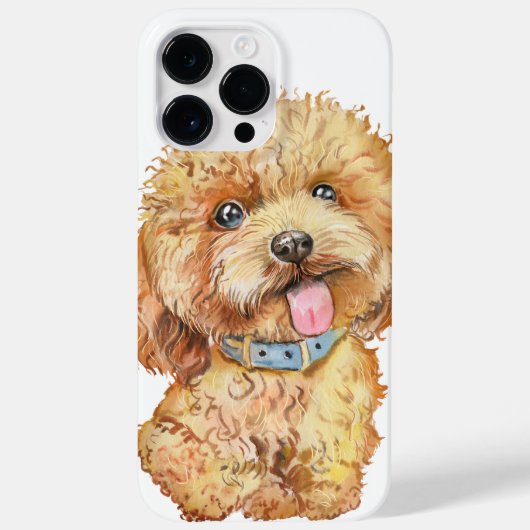 COQUES Case-Mate iPhone CUT POODLE POODLE POPPLE CHIEN (Verso)