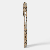 Coques Case-Mate iPhone Cut Tree Branch Logs Stacked Pattern Photograph (Verso / Gauche)