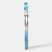Coques Case-Mate iPhone Cute 3d bleu clair Fée d'hiver dans la forêt (Verso / Gauche)