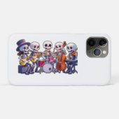 Coques Case-Mate iPhone Cute 3D Skeleton Music Band – Adorable Cartoon Con (Dos (Horizontal))
