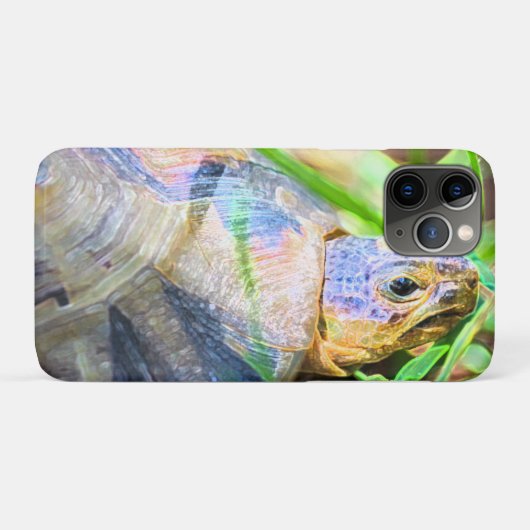 Coques Case-Mate iPhone Cute Angulate Tortoise Afrique du Sud Détails (Dos (Horizontal))