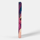 Coques Case-Mate iPhone Cute Anime Girl mangeant un beurre d'arachide et g (Verso / Droite)