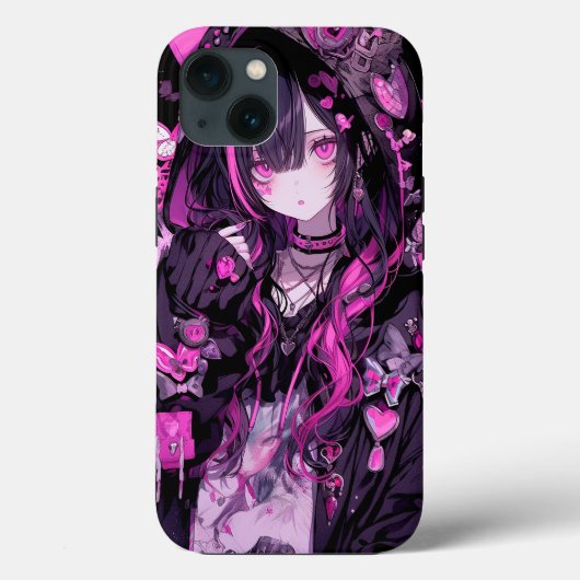 Coques Case-Mate iPhone Cute Anime Goth Girl (Verso)
