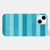 Coques Case-Mate iPhone Cute Aqua Bleu Grandes Motif texturé (Verso (horizontal))
