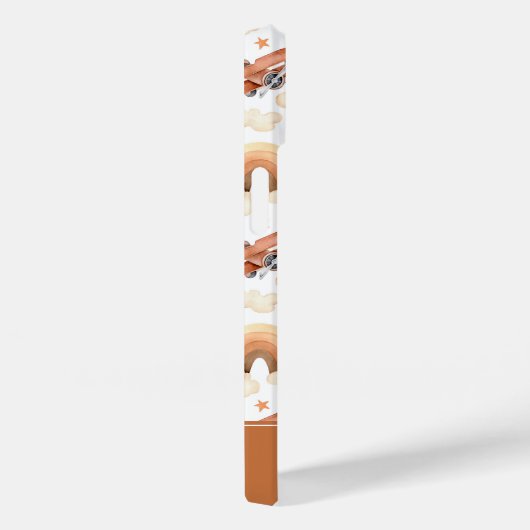 Coques Case-Mate iPhone Cute aquarelle Rainbow Motif d'avion (Verso / Droite)