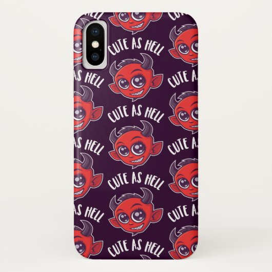 Coques Case-Mate iPhone Cute as Hell Devil (Dos)