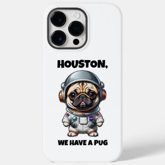 Coque Pour Pour iPhone 14 Pro Max Cute astronaut pug "Houston, We Have a Pug"