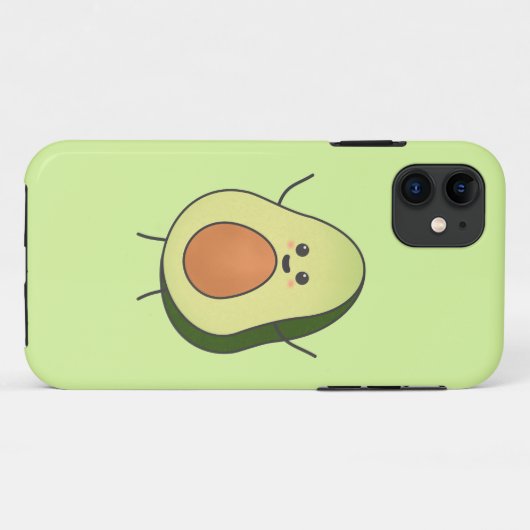Coques Case-Mate iPhone Cute Avocado (Dos (Horizontal))