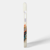 Coques Case-Mate iPhone Cute Baby Fox avec des fleurs Papier Coupe (Verso / Gauche)
