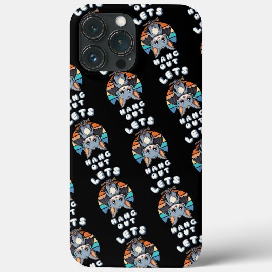Coques Case-Mate iPhone Cute Bat Hanging et Retro Sunset | Allons-y (Verso)