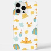 Coques Case-Mate iPhone Cute Beach Umbrella & Sandcastle  (Verso)
