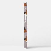 Coques Case-Mate iPhone Cute Beagles Paws and Bones Gray (Verso / Droite)
