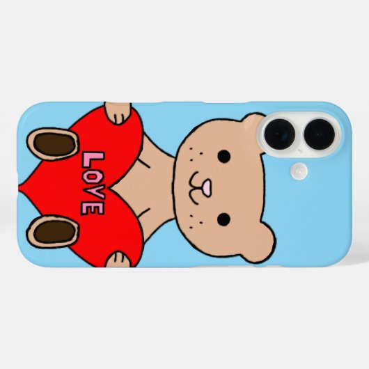 Coques Case-Mate iPhone Cute bear  (Verso (horizontal))