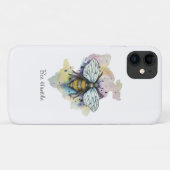 Coques Case-Mate iPhone Cute Bee And Rainbow Wash (Dos (Horizontal))