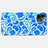 Coques Case-Mate iPhone Cute bleu aqua paisley motif (Dos (Horizontal))