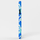 Coques Case-Mate iPhone Cute bleu aqua paisley motif (Dos/Droite)