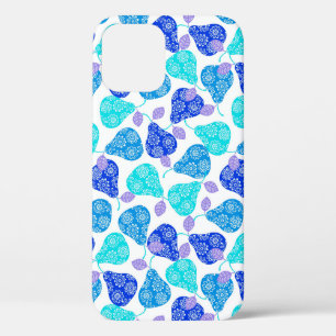 Case-Mate iPhone Case Cute bleu aqua poire motifs