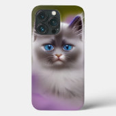 Coques Case-Mate iPhone Cute bleu doux teinté Himalayan Kitten (Verso)