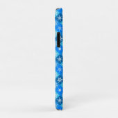Coques Case-Mate iPhone Cute bleu flocon de neige design motifs (Dos/Droite)