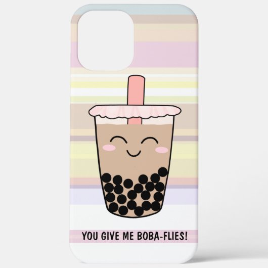 Coques Case-Mate iPhone Cute Boba Milk Tea Pun (Verso)