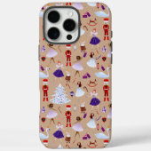 Coques Case-Mate iPhone Cute Brown Nutcracker Motif de Noël (Verso)