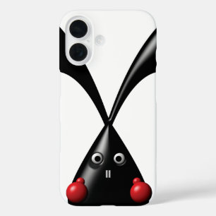 Coques iPhone 16 Cute Bunny Boxer Lapin