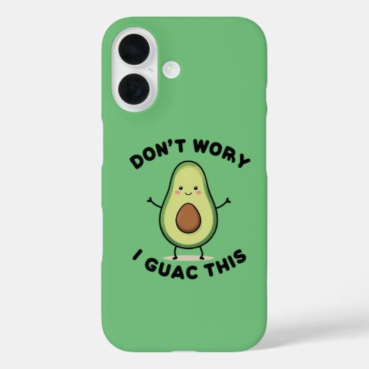 Coques Case-Mate iPhone Cute Cartoon Avocado (Verso)