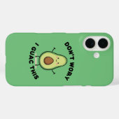 Coques Case-Mate iPhone Cute Cartoon Avocado (Verso (horizontal))