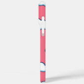 Coques Case-Mate iPhone Cute Cartoon Cloud Pattern on Pink (Verso / Gauche)