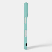 Coques Case-Mate iPhone Cute Cartoon Pingin Pastel Bleu Turquoise Nom mode (Verso / Droite)