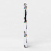 Coques Case-Mate iPhone Cute chat licorne arc-en-ciel (Dos/Gauche)
