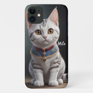 Case-Mate iPhone Case Cute chaton à air court américain avec grands yeux