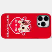Coques Case-Mate iPhone Cute chaton blanc avec coeur (Verso (horizontal))