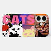 Coques Case-Mate iPhone Cute Chats animal girly (Verso (horizontal))